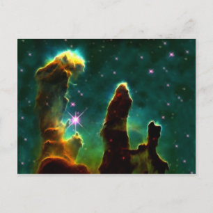 M16 Eagle Nebula or Pillars of Creation Postcard