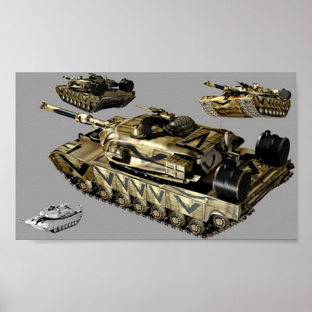 M1 ABRAHAMS POSTER (Front)