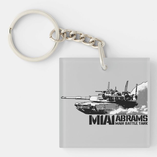 M1 Abrams Key Ring (Front)