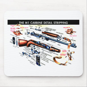 M1 Carbine Stripped Mouse Pad