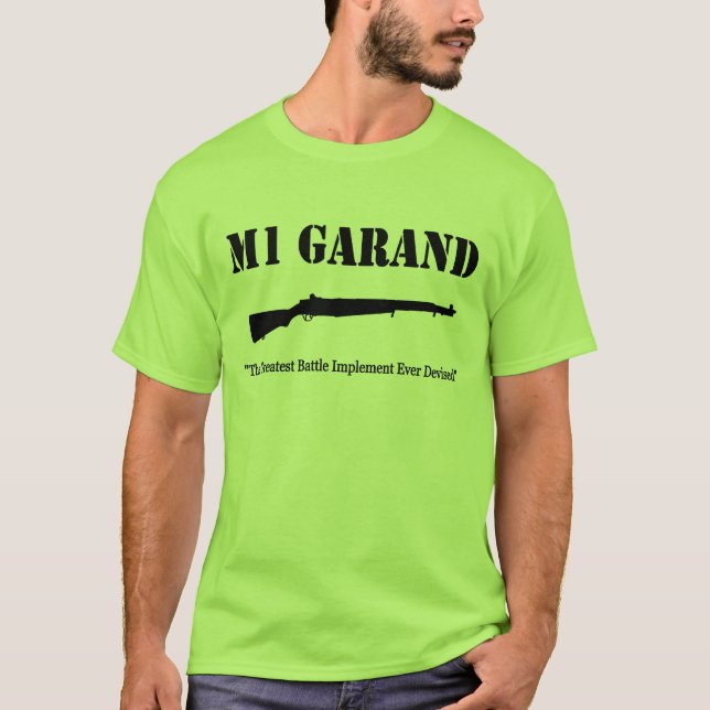 M1 Garand - colour "Stone" T-Shirt (Front)