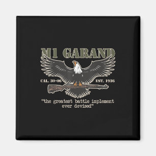 M1 Garand U.s. Main Battle Rifle Gun Wwii Magnet