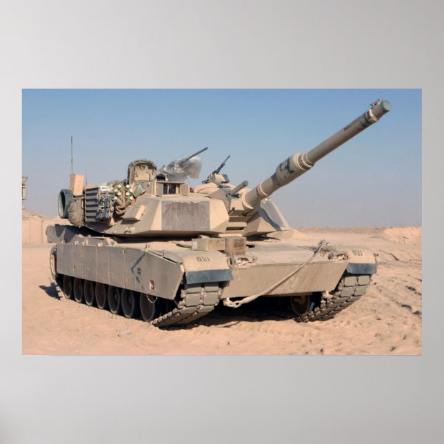 M1A1 Abrams Poster (Front)