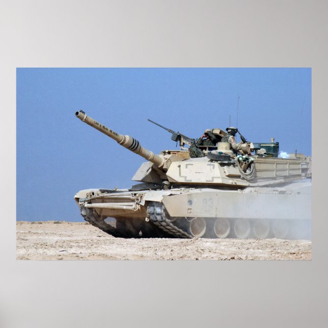 M1A1 Abrams Poster (Front)