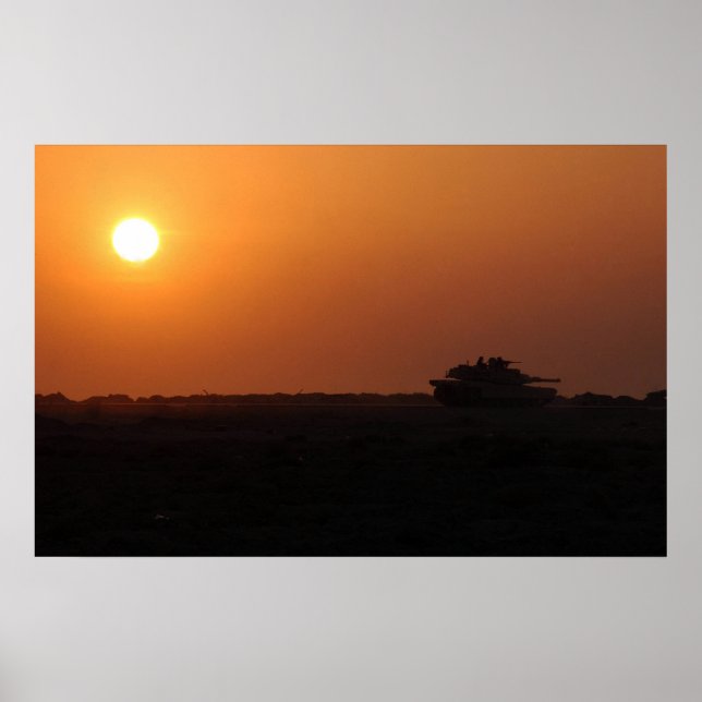 M1A1 Abrams Poster (Front)