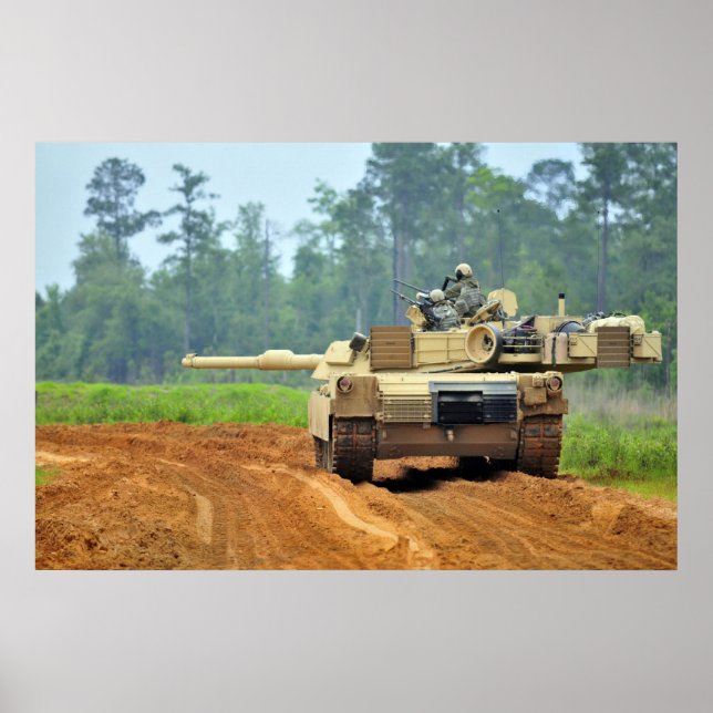 M1A1 Abrams Tank Poster (Front)