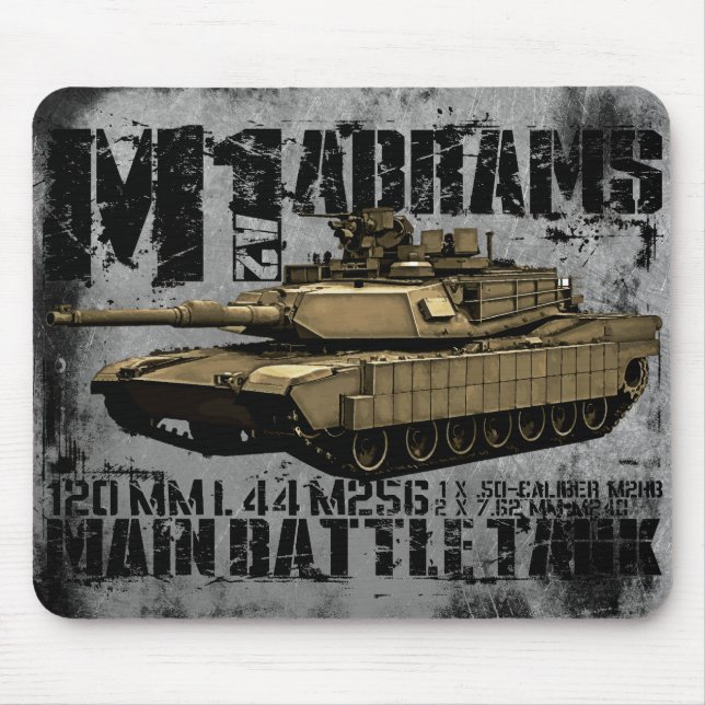 M1A2 Abrams Mouse Pad (Front)