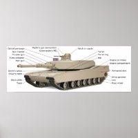 M1A2 Tank with TUSK Tank Urban Survival Kit