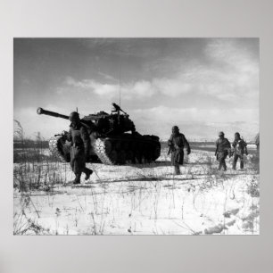M26 on the Chosin Peninsula Poster