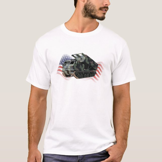 M270 Multiple Launch Rocket System (MLRS) T-Shirt (Front)