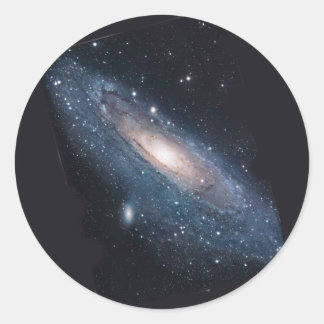 M31 Andromeda Galaxy Classic Round Sticker