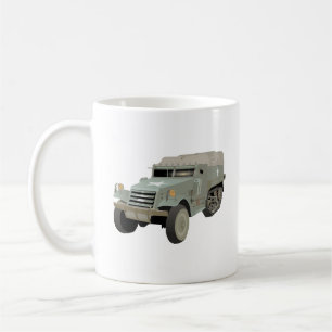 M3 American WW2 Half-track Coffee Mug