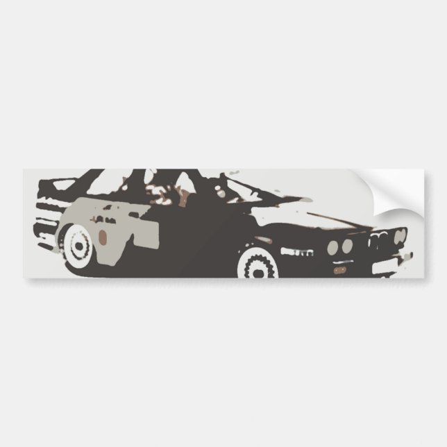 M3 E30 BUMPER STICKER (Front)