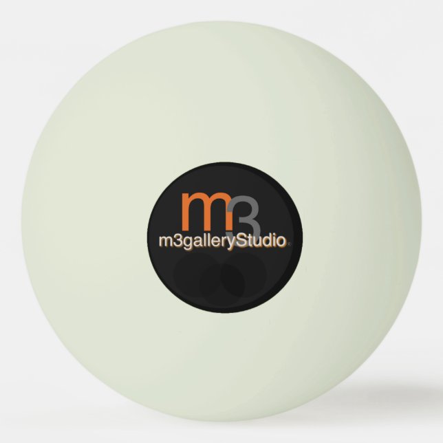 m3 GLOW IN THE DARK PING PONG BALL (Front)