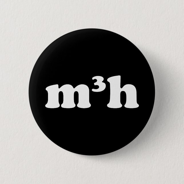 m3h 6 cm round badge (Front)