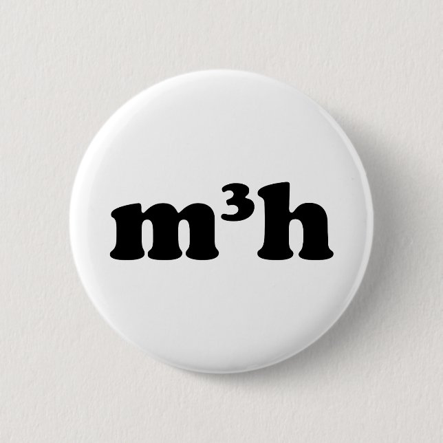 m3h 6 cm round badge (Front)