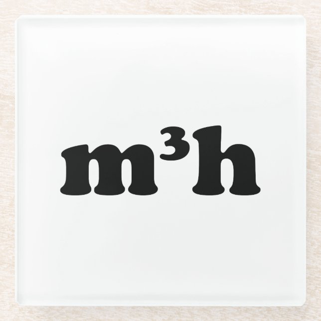 m3h glass coaster (Front)
