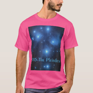 M45 Pleiades Seven Sisters Star Cluster (Vrt) Astr T-Shirt