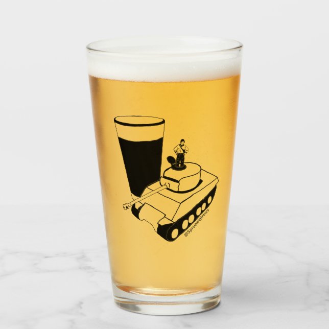 M4 Pint Glass (Front Filled)