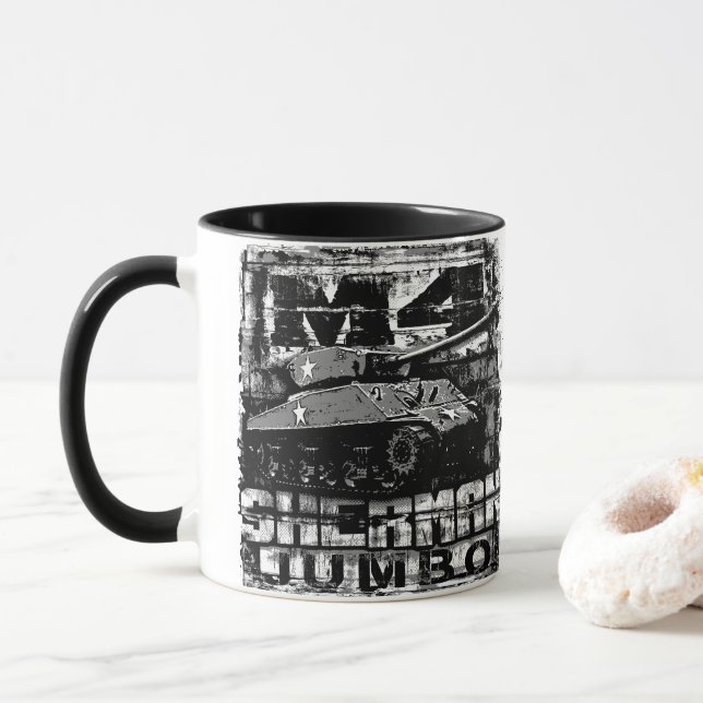 M4 Sherman Jumbo Mug (With Donut)