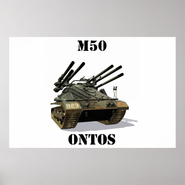 M50 Ontos Poster (Front)