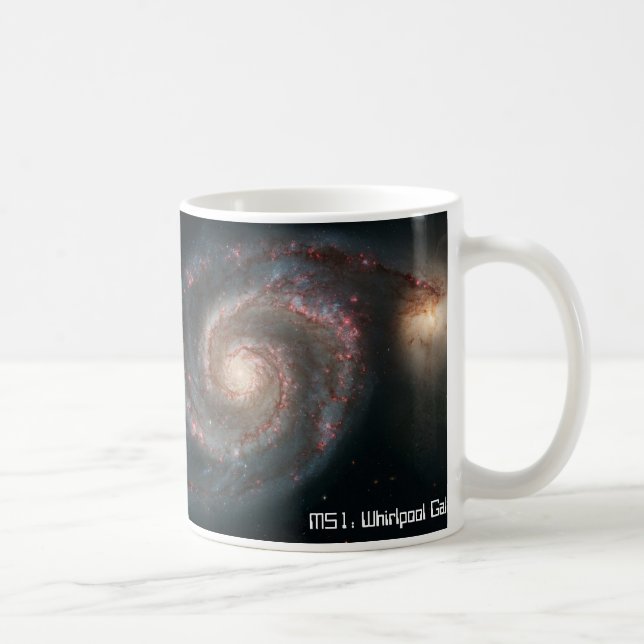 M51 Whirlpool Galaxy Coffee Mug (Right)