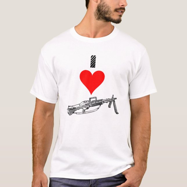 M60 machine gun T-Shirt (Front)
