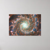 M74 Spiral Galaxy | NGC 628 | Hubble & JWST