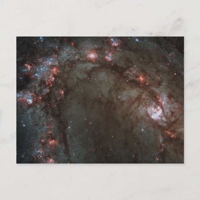 M83 Spiral Galaxy NASA Postcard (Front)
