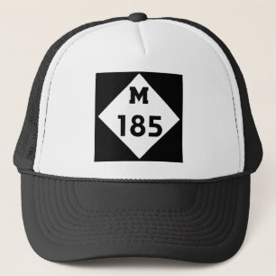 M-185 Mackinac Island Michigan Highway Trucker Hat