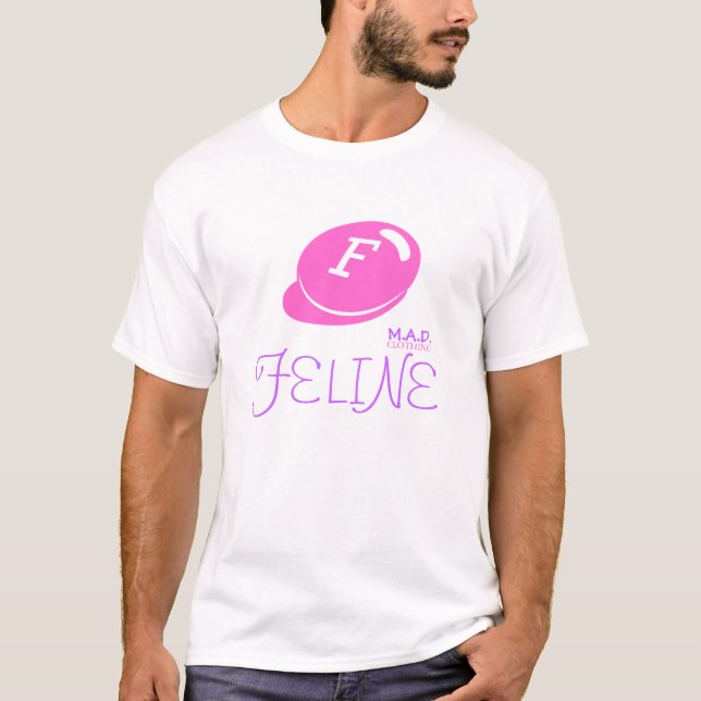 M.A.D. FELINE CLOTHING T-Shirt (Front)