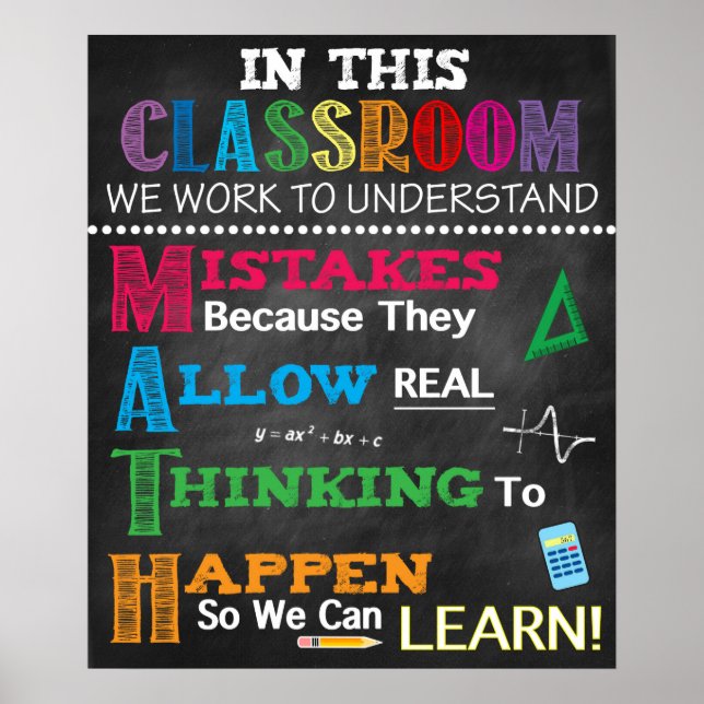 M.A.T.H. Teacher Poster (Front)