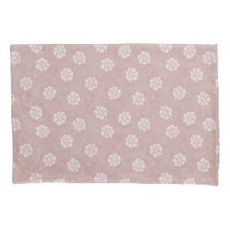 M bicolor blue pink William Morris floral Marigold Pillowcase