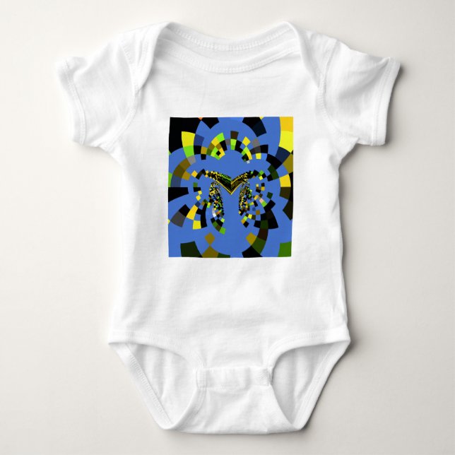 M Blue Baby Bodysuit (Front)