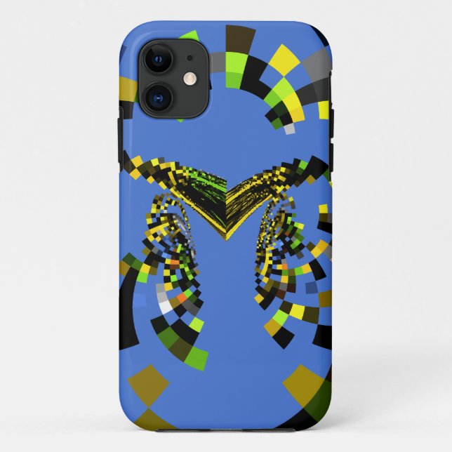 M Blue Case-Mate iPhone Case (Back)