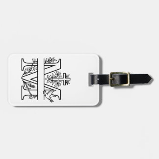 M Christian Monogram Luggage Tag
