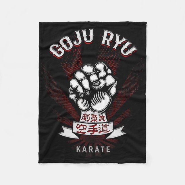 M Dam Goju Ryu Karate - Uni-adults  Fleece Blanket (Front)