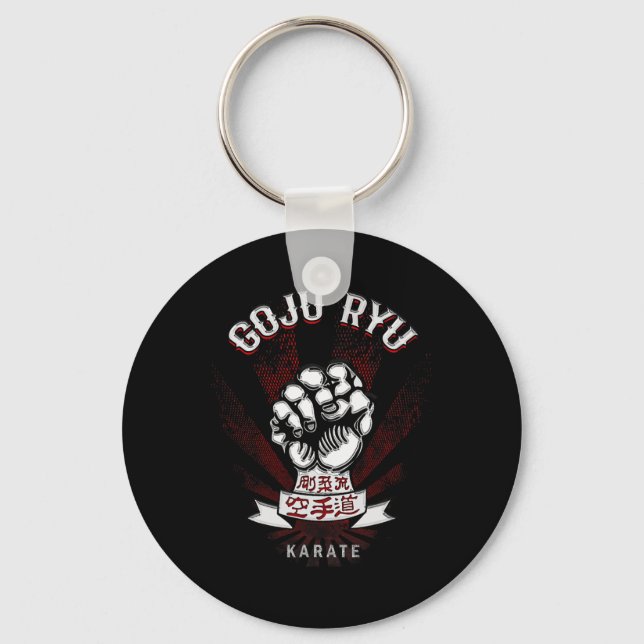 M Dam Goju Ryu Karate - Uni-adults  Key Ring (Front)