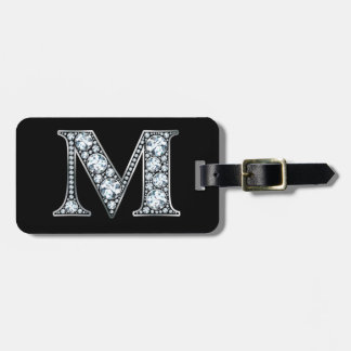 M "Diamond Bling" Luggage Tag
