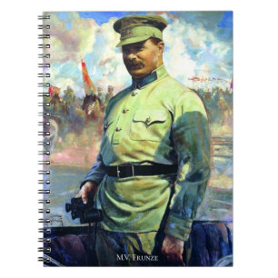 M. Frunze - Soviet Army Officer, Red Army Founder Notebook