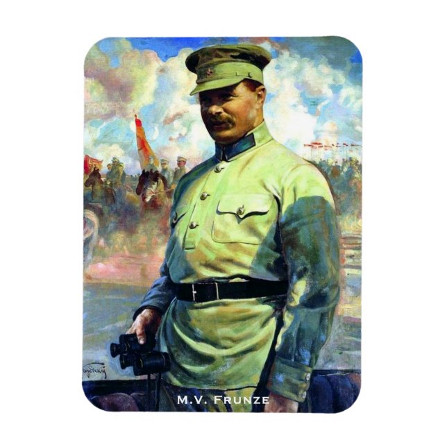 M. Frunze - Soviet Army Officer, Red Army, USSR Magnet (Vertical)