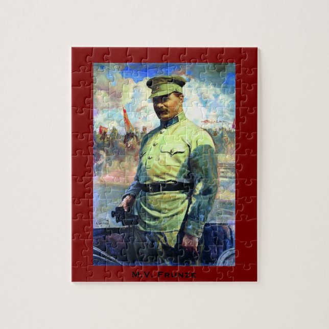 M. Frunze - Soviet Officer, Red Army - CCCP, USSR Jigsaw Puzzle (Vertical)