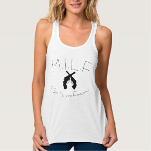 M.I.L.F- Man I Love Firearms Singlet