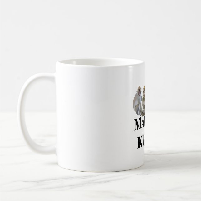 M is for Macaque Keeper Coffee Mug (Left)