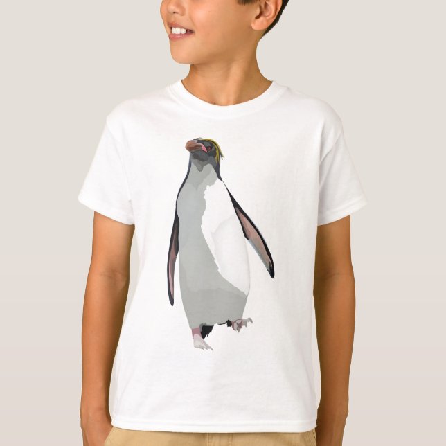 M is for Macaroni Penguin T-Shirt (Front)