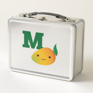 M is for Mango Metal Lunch Box