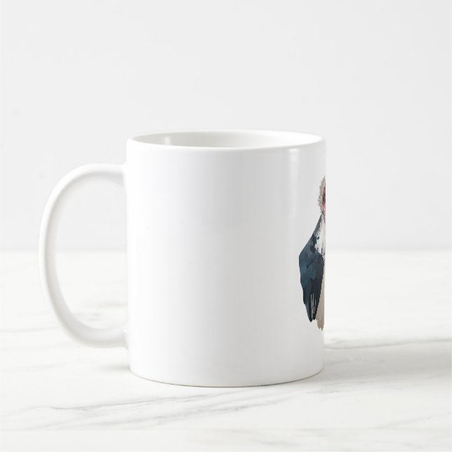 M is for Marabou Stork Coffee Mug (Left)