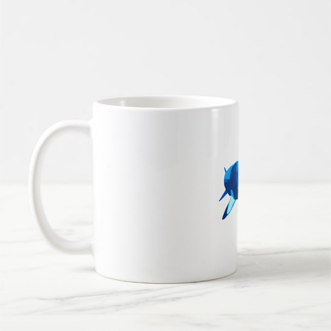 M is for Minke Whale  Coffee Mug (Left)