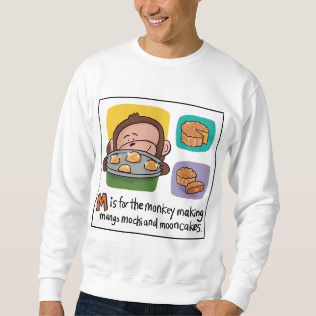 M is for Mooncakes Crewneck Sweatshirt (Front)