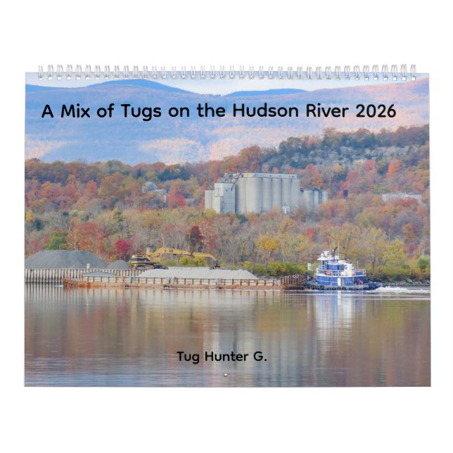 M Ix of Tugs on The Hudson River 2026 Calendar (Cover)